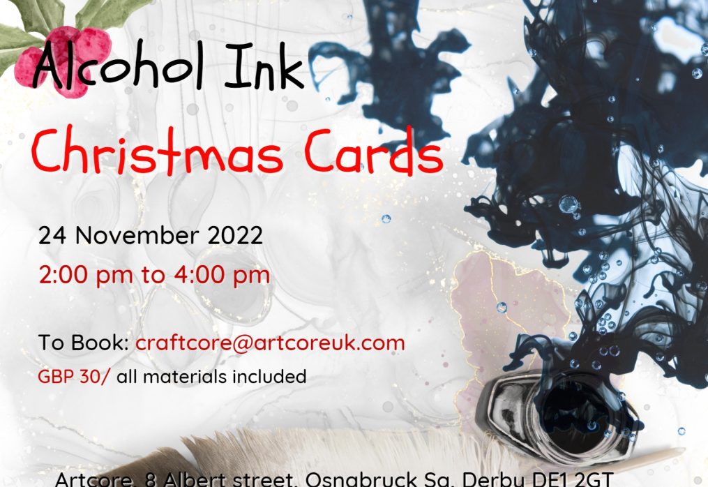 Ink painted Christmas Cards Workshop