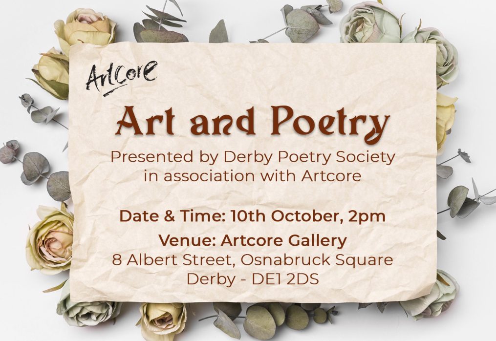 Art and Poetry – by Derby Poetry Society