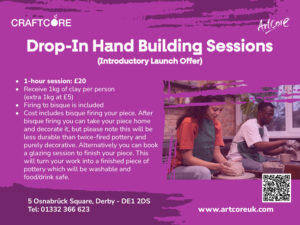 Drop-In Hand Building Pottery Sessions
