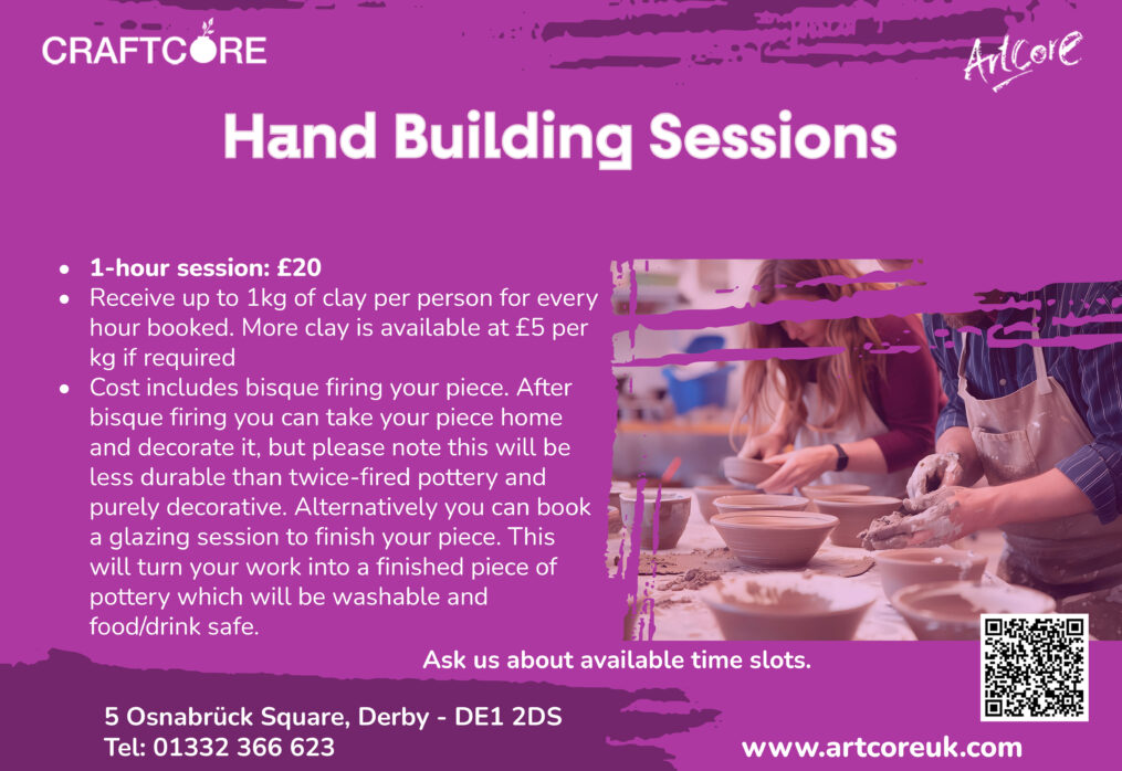Hand Building Pottery Sessions