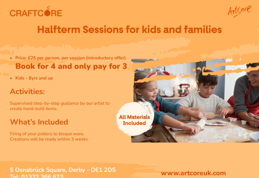 Half term sessions for kids and families