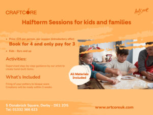 Half term sessions for kids and families