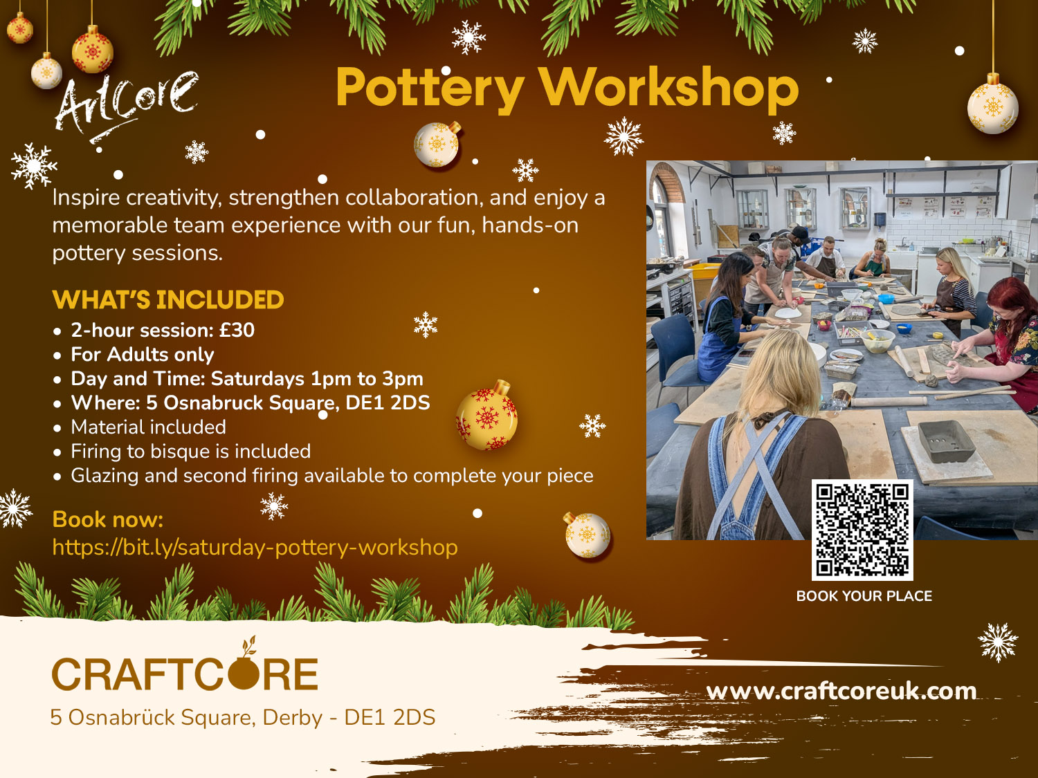 Pottery Classes with Kathryn Borg (Saturdays)