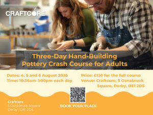 Three-Day Hand-Building Pottery Crash Course for Adults