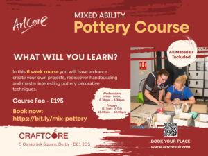 Mixed Ability Pottery (6-Week Course)